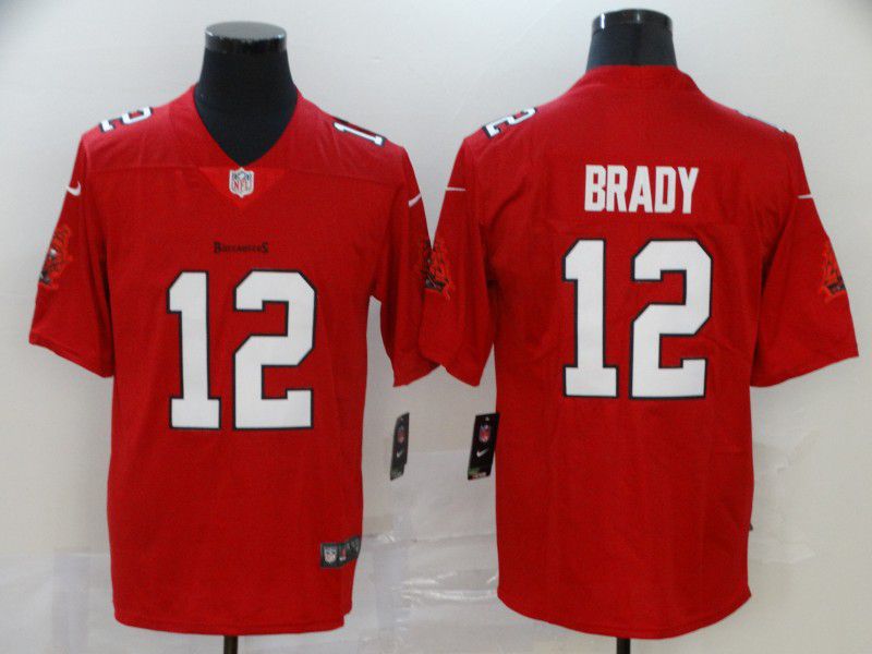 Men Tampa Bay Buccaneers #12 Tom Brady red Nike Limited Vapor Untouchable NFL Jerseys1
